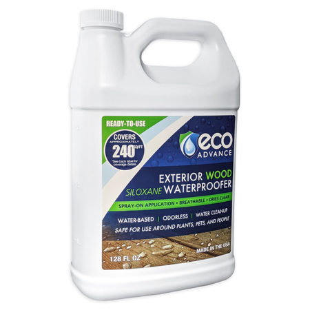 ECO ADVANCE Exterior Wood Waterproofer, 1 Gallon EAWOD128PD